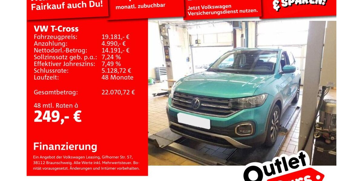 VW T-Cross 25.752 km 17.992 &euro; Mannheim 68309