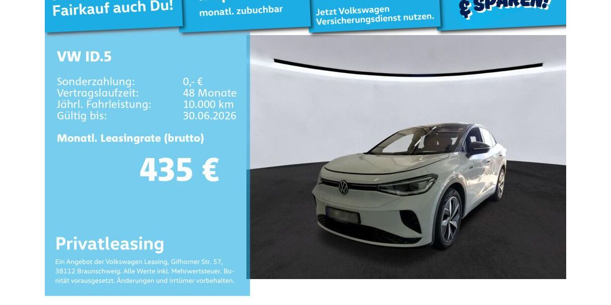 VW ID.5 79.430 km 28.999 &euro; Mannheim 68309