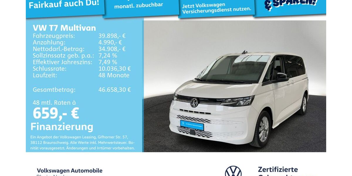 VW T7 Multivan 70.279 km 35.499 &euro; Mannheim 68309
