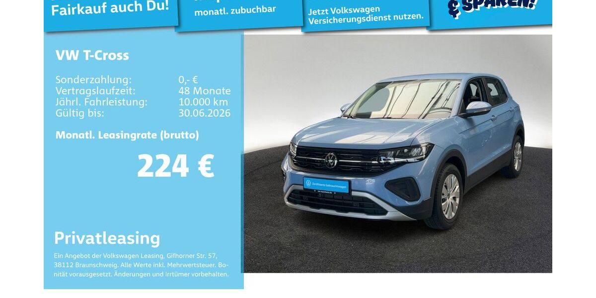 VW T-Cross 5.073 km 17.999 &euro; Mannheim 68309