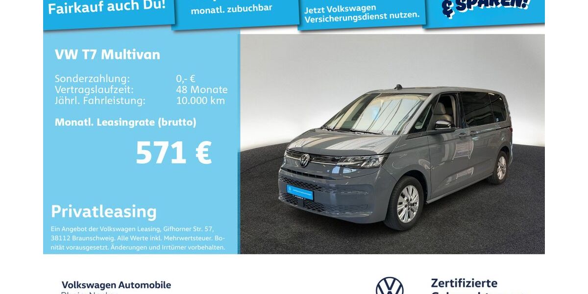 VW T7 Multivan 50.725 km 39.299 &euro; Mannheim 68309