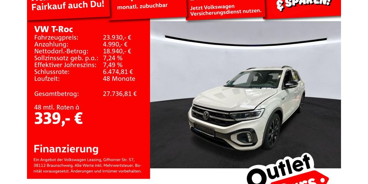 VW T-Roc 109.281 km 23.691 &euro; Mannheim 68309