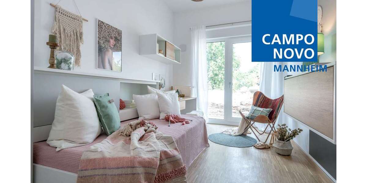 Etagenwohnung Mannheim Käfertal - 1 Zimmer, 22 m&sup2;, 469&euro; | Angebot:27320925