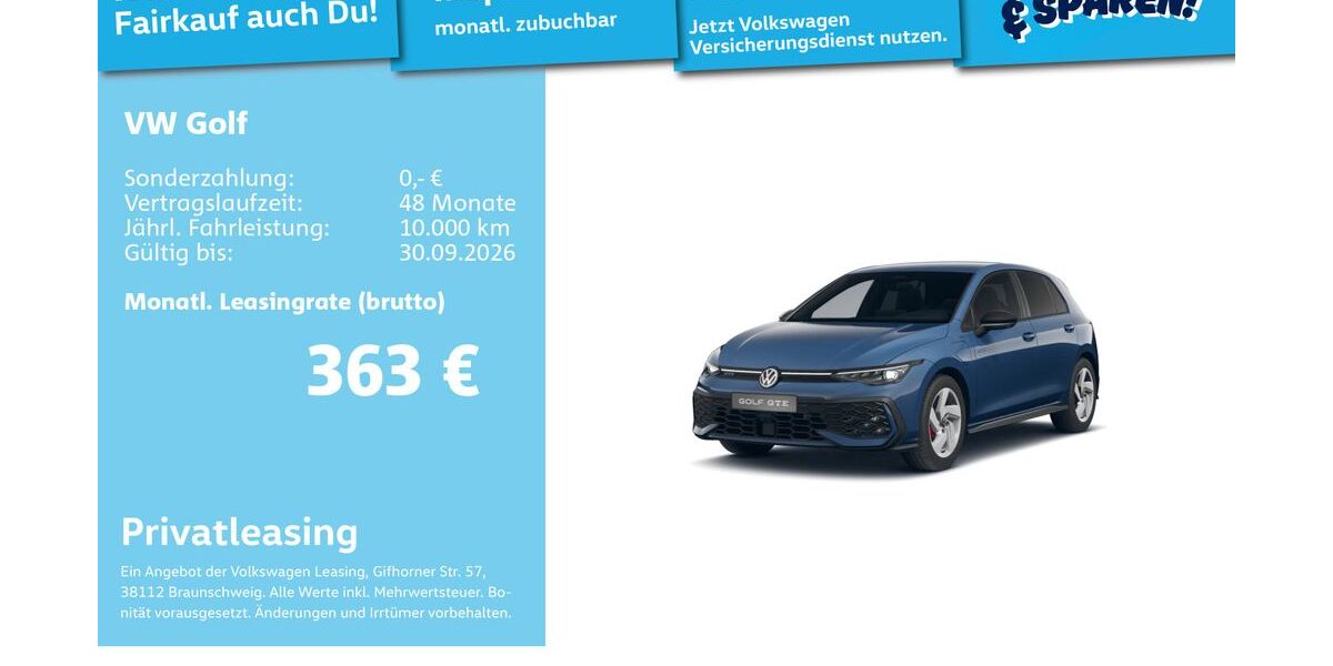 VW Golf 8.955 km 33.991 &euro; Mannheim 68309