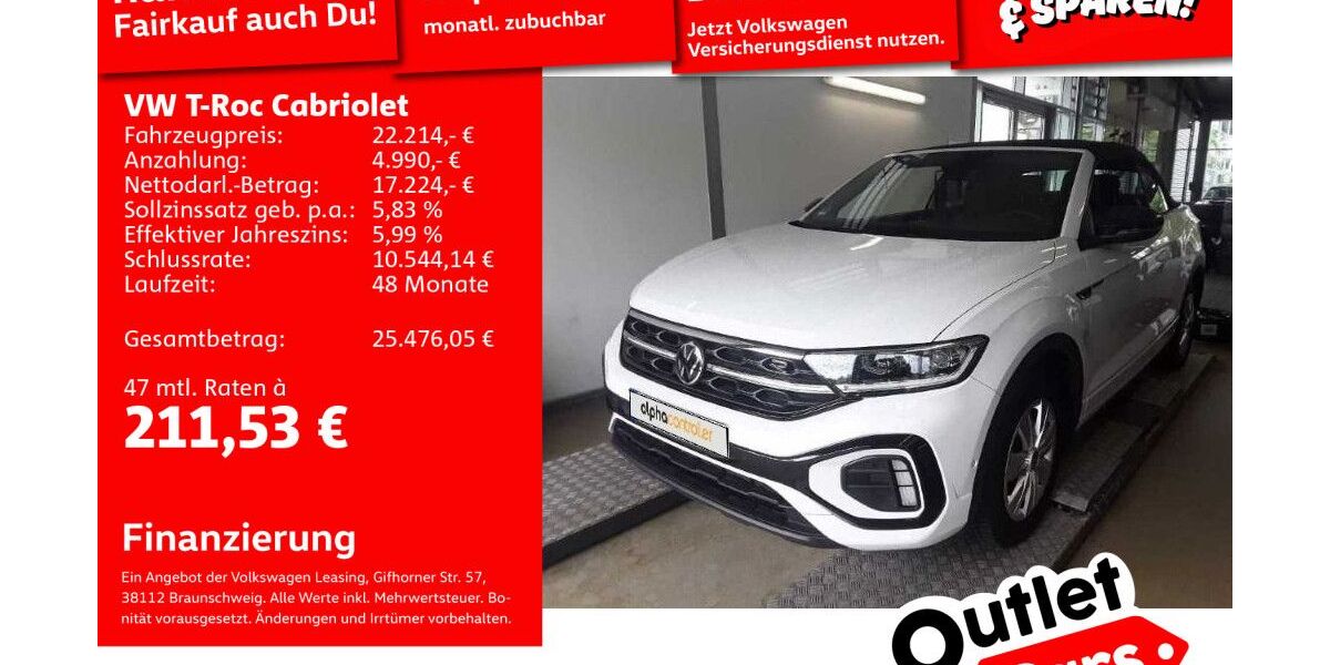 VW T-Roc 82.903 km 21.992 &euro; Mannheim 68309
